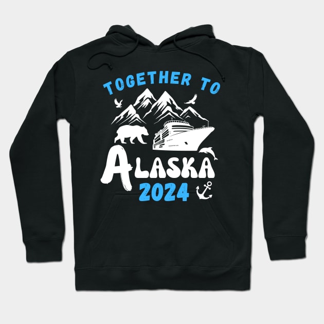 Summer Alaska Cruise 2024 Hoodie by TreSiameseTee